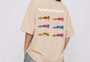 Formula Box Tee Beige