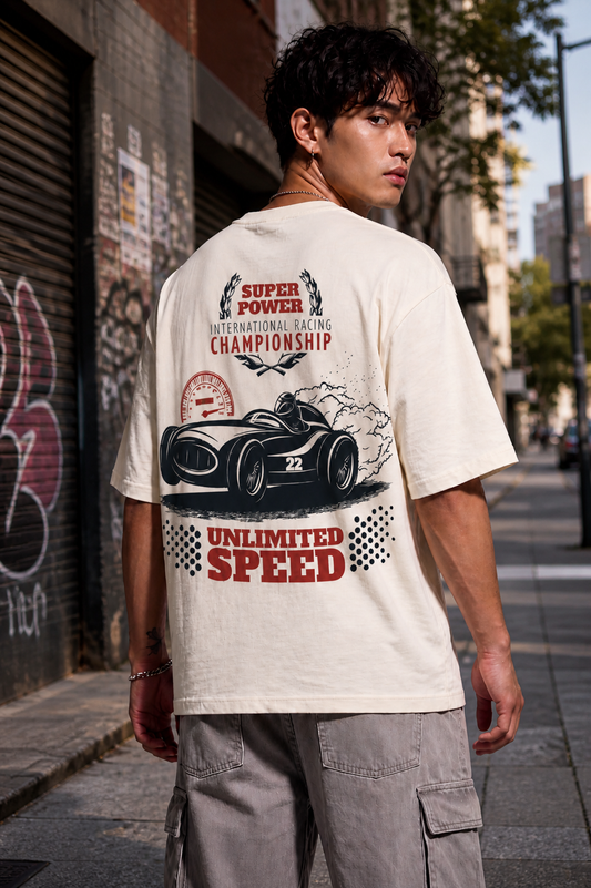 Apex Drive Graphic Tee White