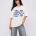 Cerulean Drake Tee White