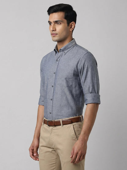 Essential Super Premium Oxford Shirt Grey