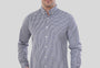 Maverick Navy Micro-Gingham Shirt
