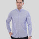 Skyward Dobby Periwinkle Geometric Shirt