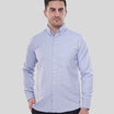 Meridian Micro Print Sky Blue Shirt
