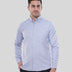 Meridian Micro Print Sky Blue Shirt