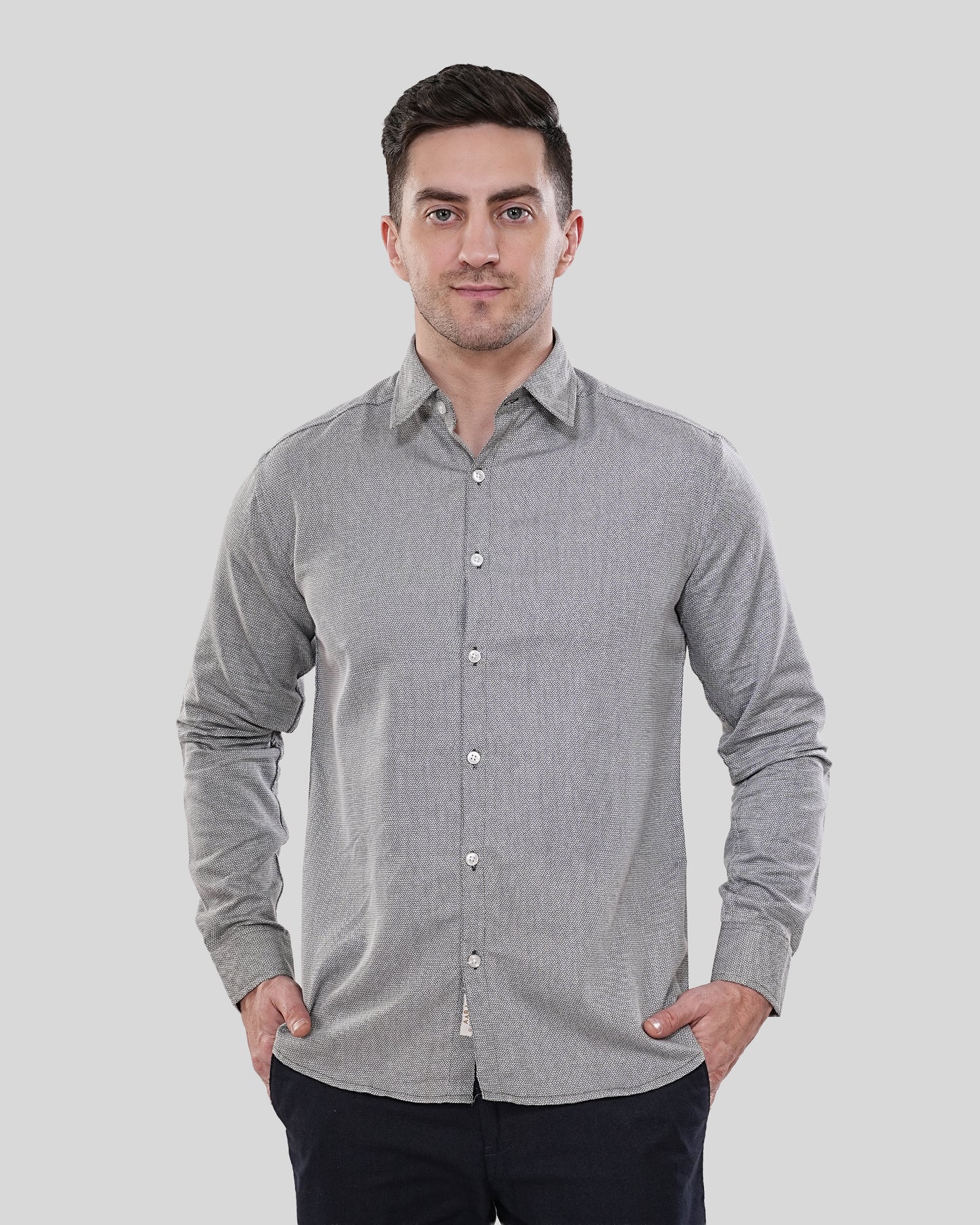 Sterling Charcoal Horizon Tailored Shirt