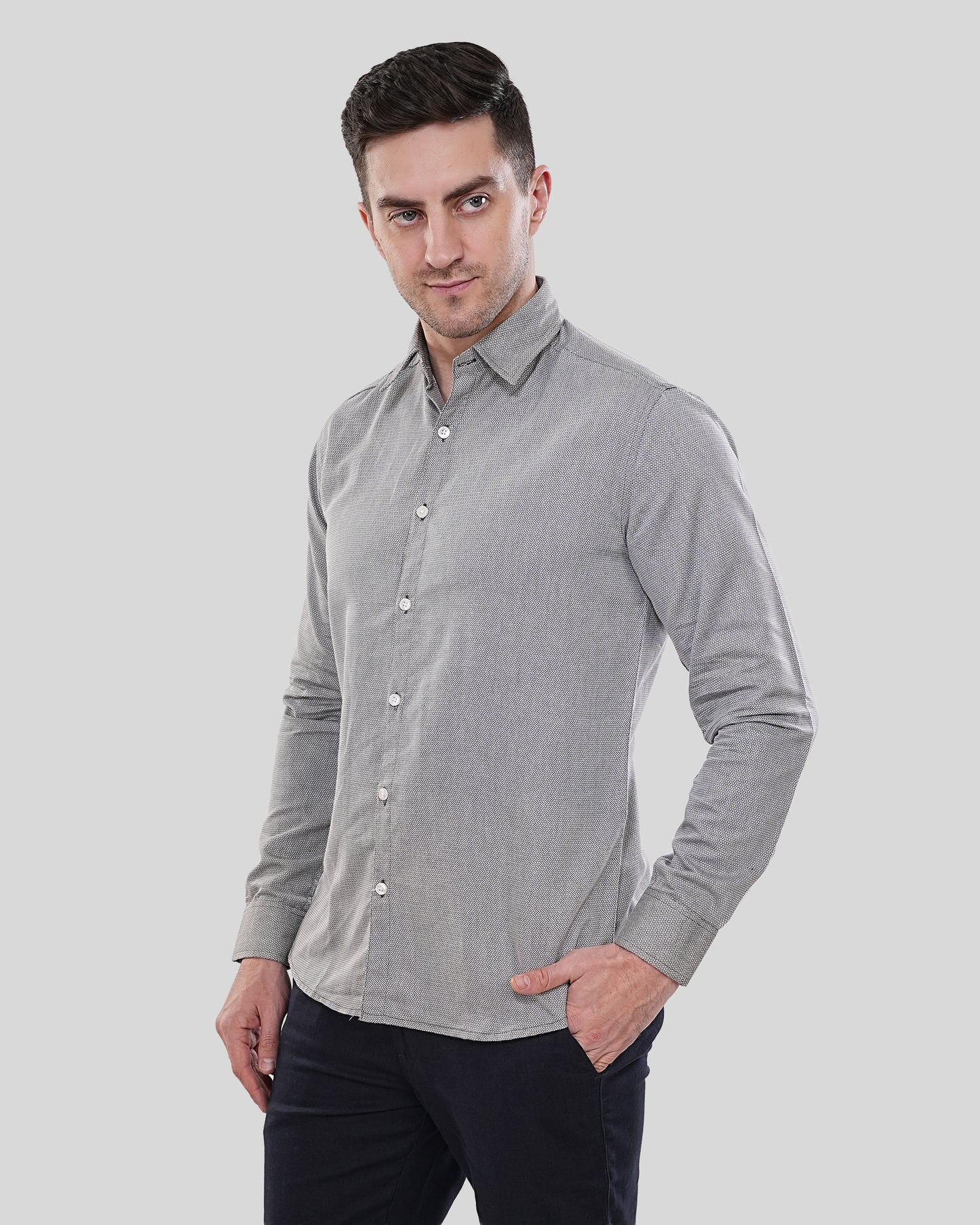 Sterling Charcoal Horizon Tailored Shirt