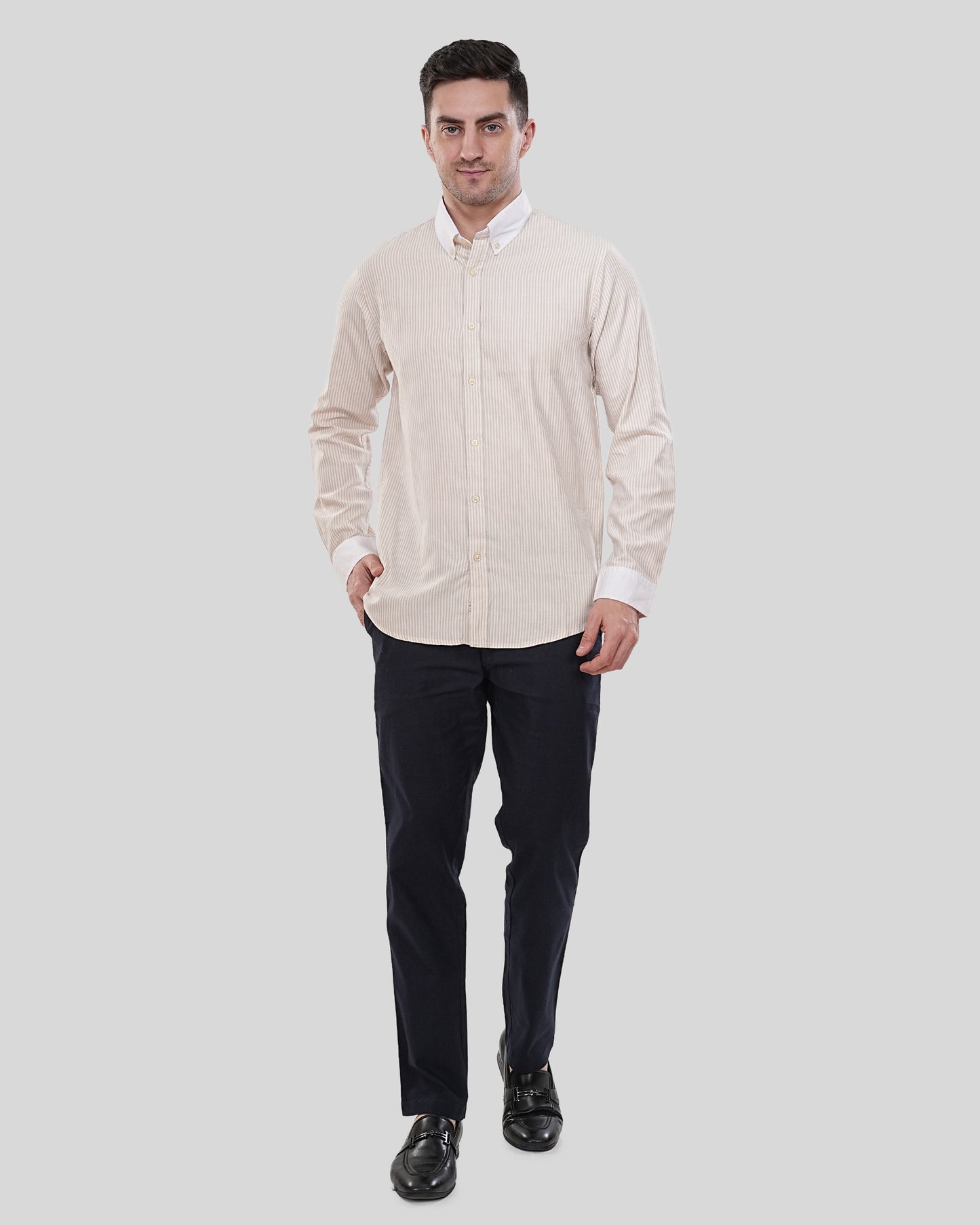 Ashweave Micro-Grid Tailored Shirt