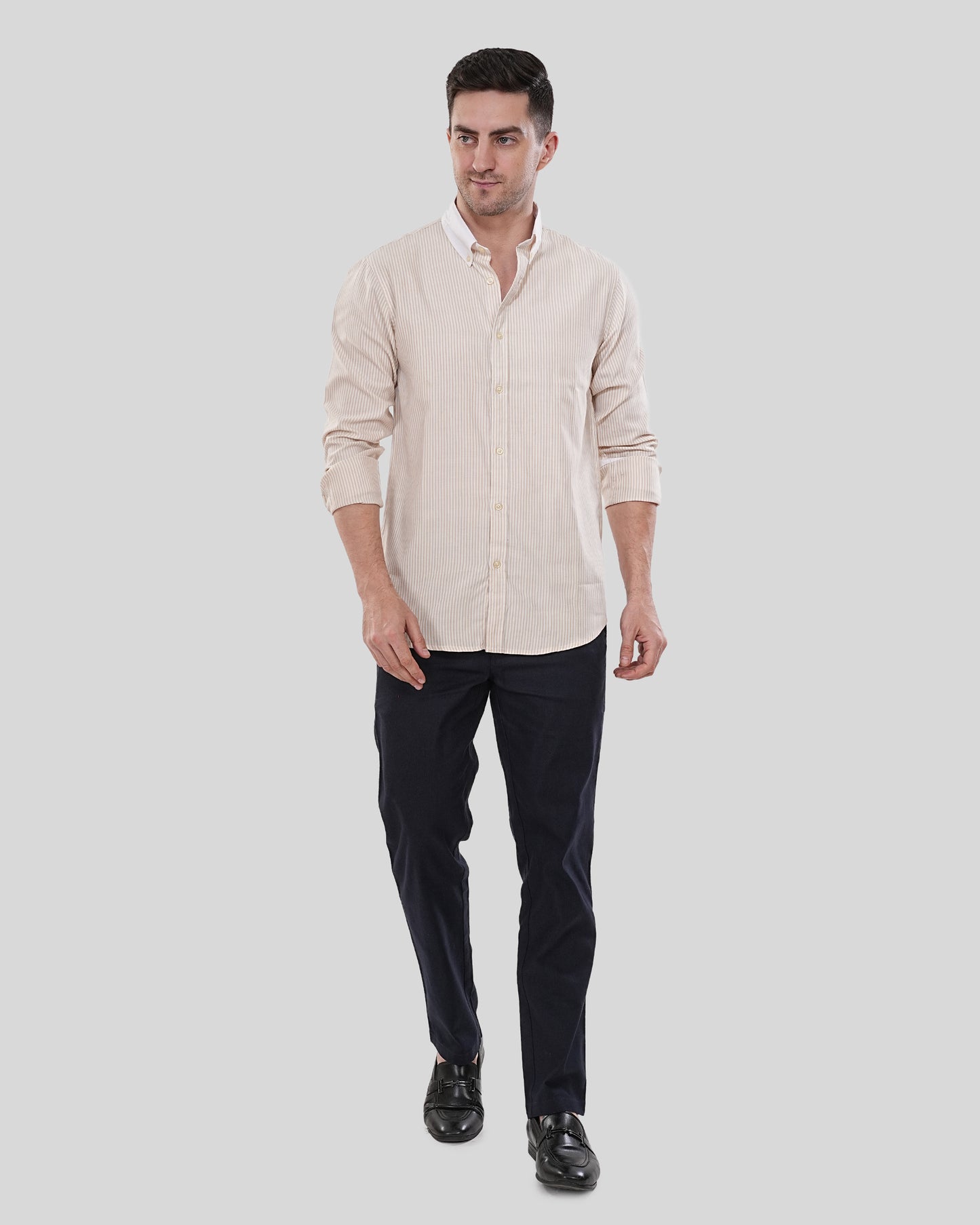 Ashweave Micro-Grid Tailored Shirt
