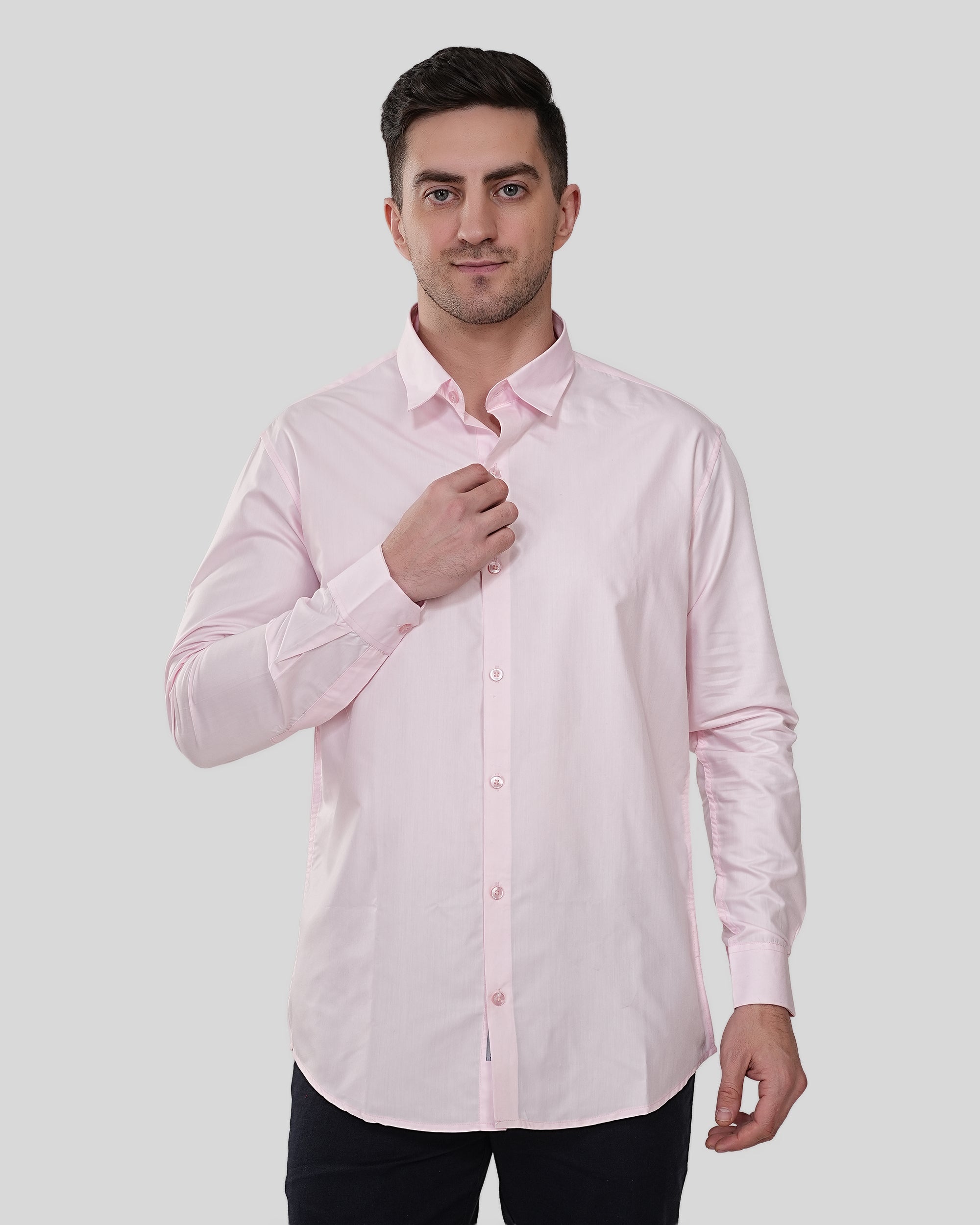 Cool Bee Elevated Basics Mulberry Heather Oxford Shirt for Men - White Premium Cotton Shirt India