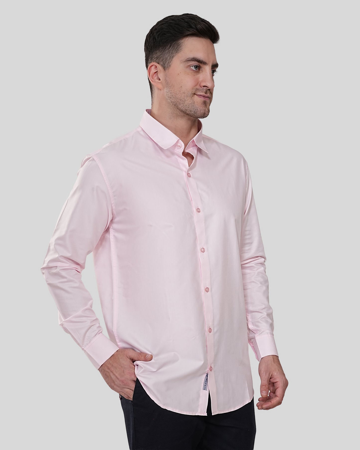 Elevated Basics Mulberry Heather Oxford Shirt