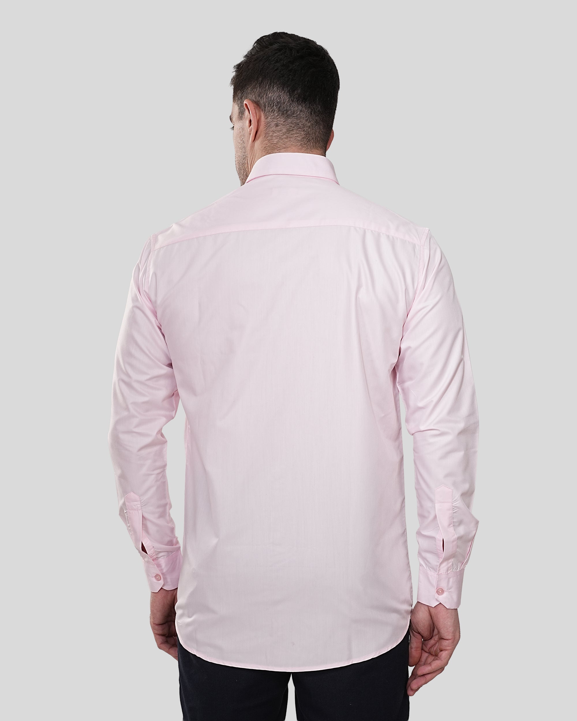 Cool Bee Elevated Basics Mulberry Heather Oxford Shirt for Men - White Premium Cotton Shirt India - Detail View