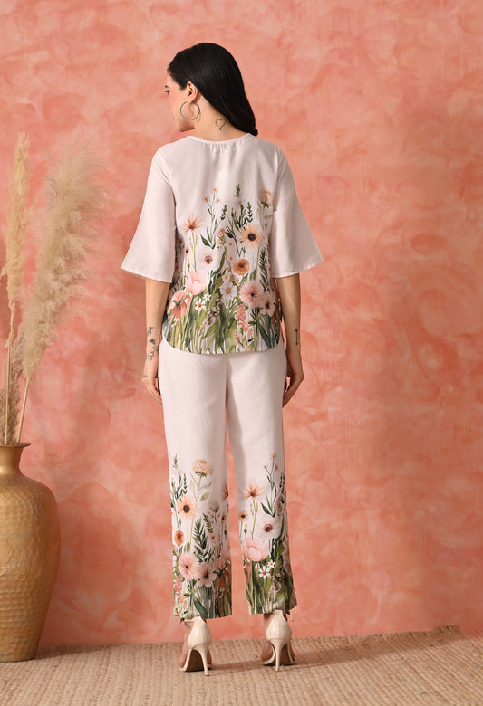 Golden Glow: Sun-Kissed Yellow Chikankari  Set