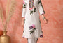 Lavender Luxe: Hand-Embroidered Chikankari Kurta Set
