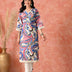 Crimson Bloom: Floral Fusion Kurta Set