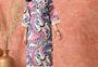 Crimson Bloom: Floral Fusion Kurta Set