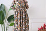 Autumn Flora Angrakha Tunic & Trouser Set