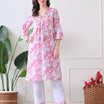 Sedona Geometric Silk-Blend Tunic Set with Gota Embroidery