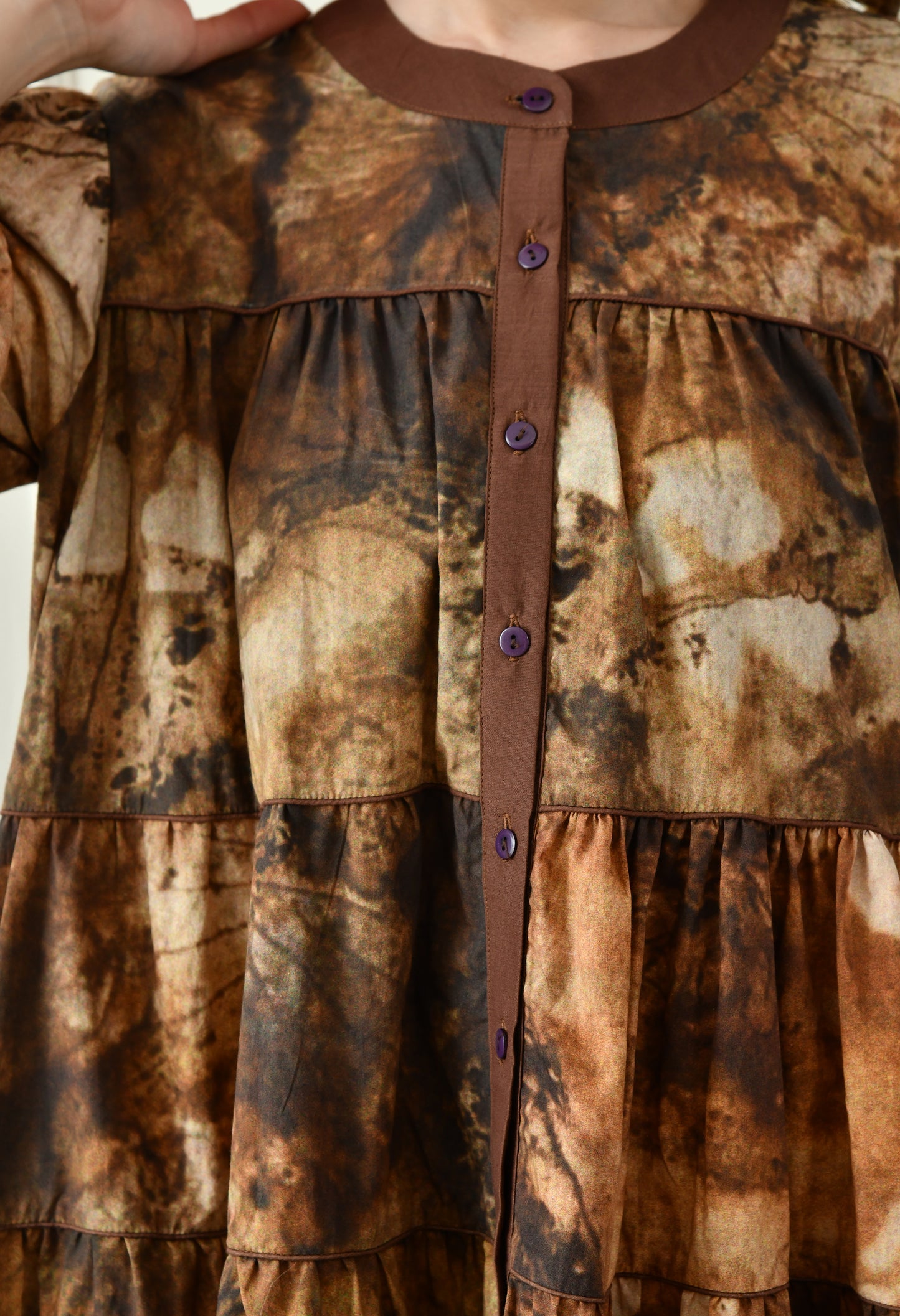 Embrace Earth's Elegance Signature Tiered Dress