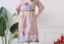 Indigo Iris: Floral Vine Chikankari Kurta Set