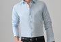 Sky Blue Cotton Shirt for Men | Cool Bee