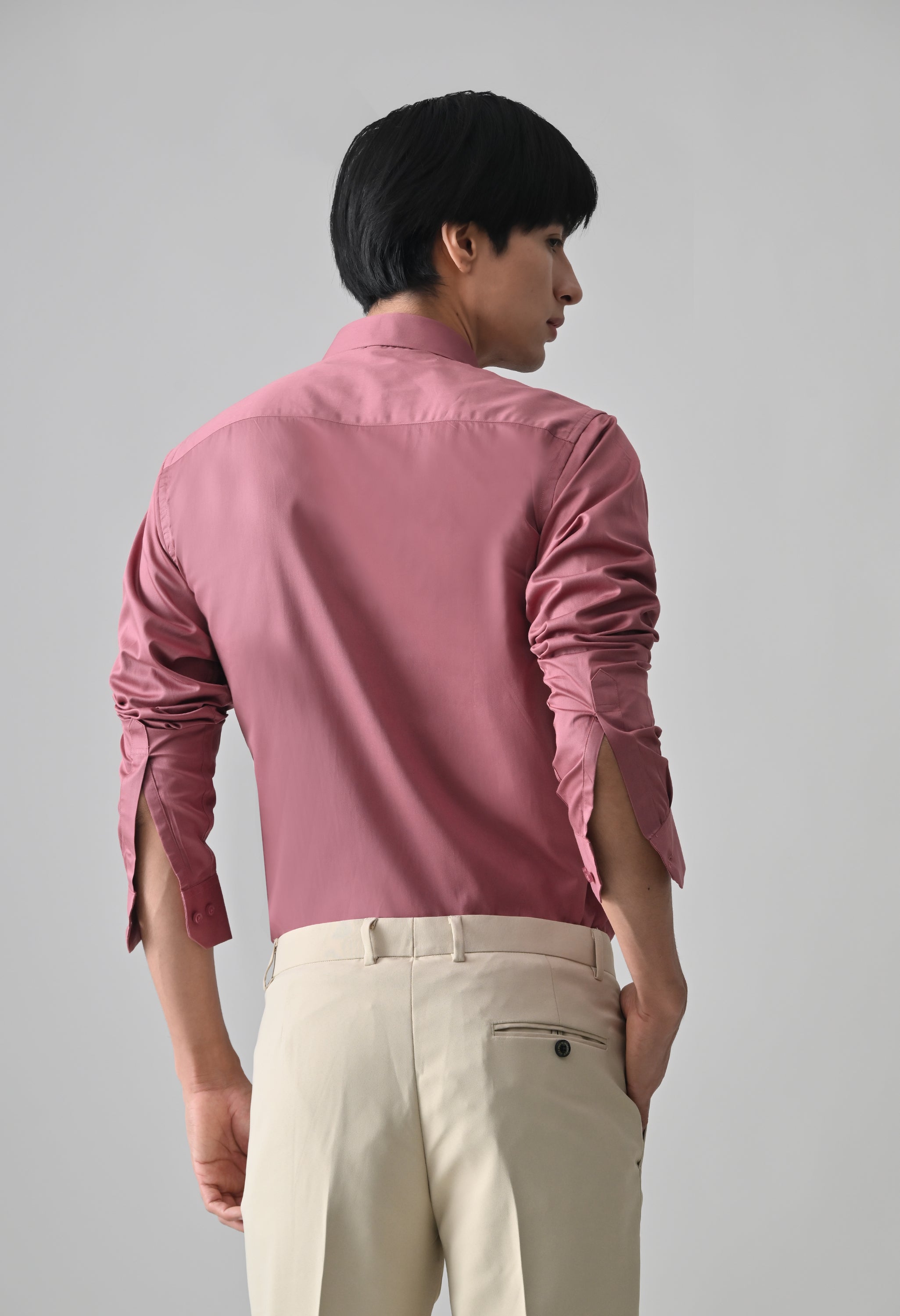 Cool Bee Dusty Pink Cotton Shirt for Men - Dusty Pink Premium Cotton Shirt India - Lifestyle View