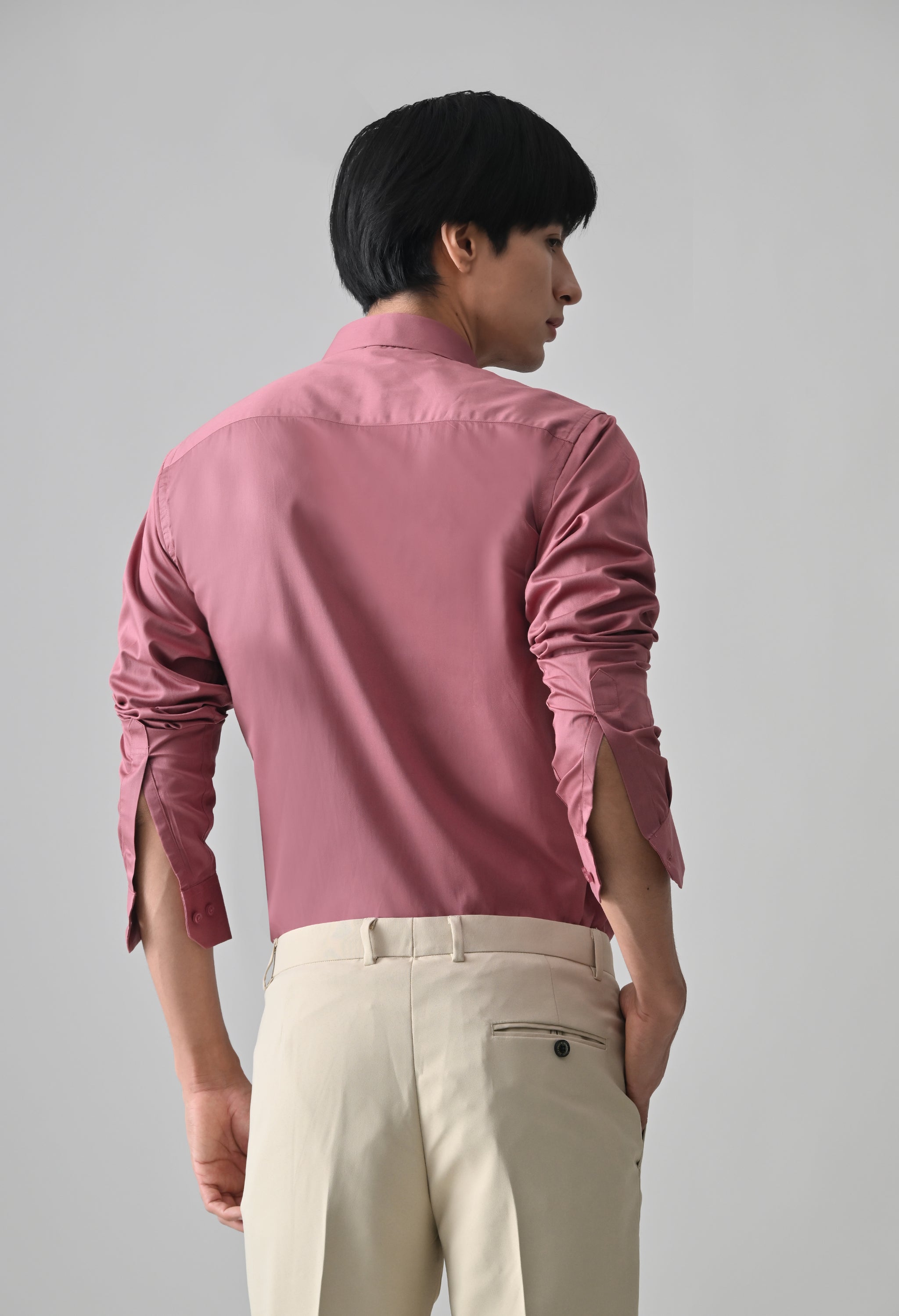 Cool Bee Dusty Pink Cotton Shirt for Men - Dusty Pink Premium Cotton Shirt India - Lifestyle View