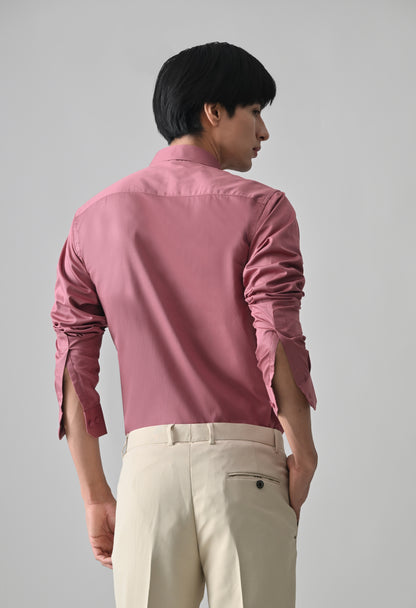 Dusty Pink Cotton Shirt for Men | Cool Bee
