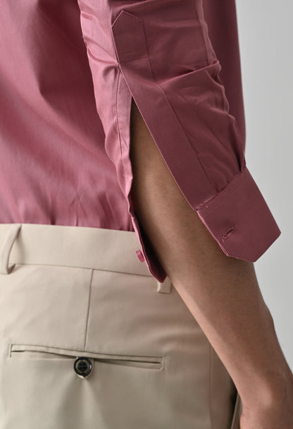 Dusty Pink Cotton Shirt for Men | Cool Bee