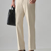 BEIGE Solid Formal Trouser - Premium poly viscose | Comfortable Mens Pants