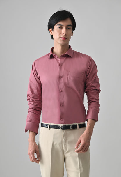 Dusty Pink Cotton Shirt for Men | Cool Bee