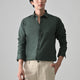 Bottle Green Cotton Shirt for Men | Cool Bee