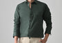 Bottle Green Cotton Shirt for Men | Cool Bee