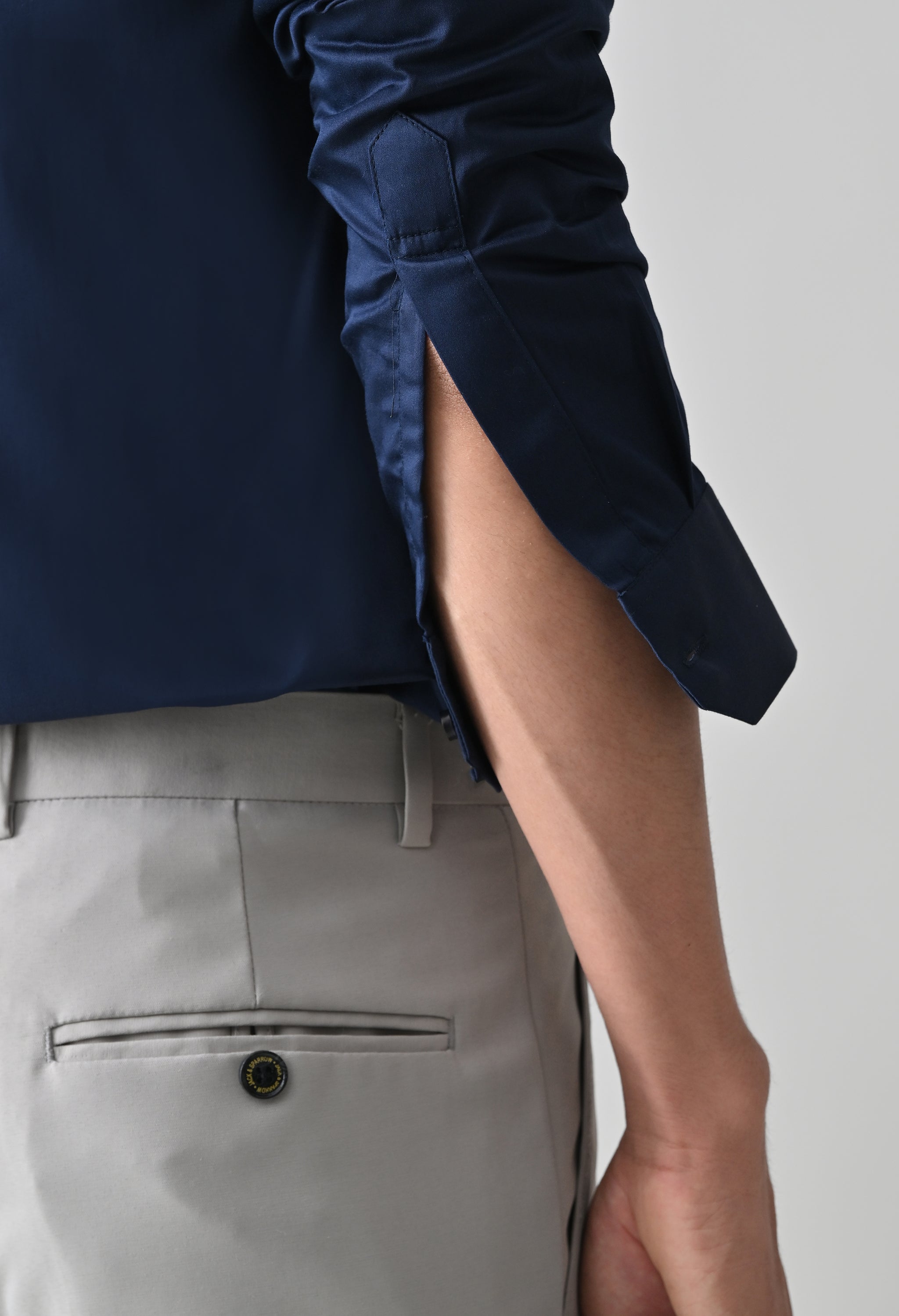 Cool Bee Navy Cotton Shirt for Men - Navy Premium Cotton Shirt India - Lifestyle View