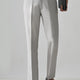 LIGHT GREY Solid Formal Trouser - Premium poly viscose | Comfortable Mens Pants