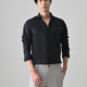 Black Cotton Shirt for Men | Cool Bee I Spread Collar