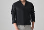 Black Cotton Shirt for Men | Cool Bee I Spread Collar