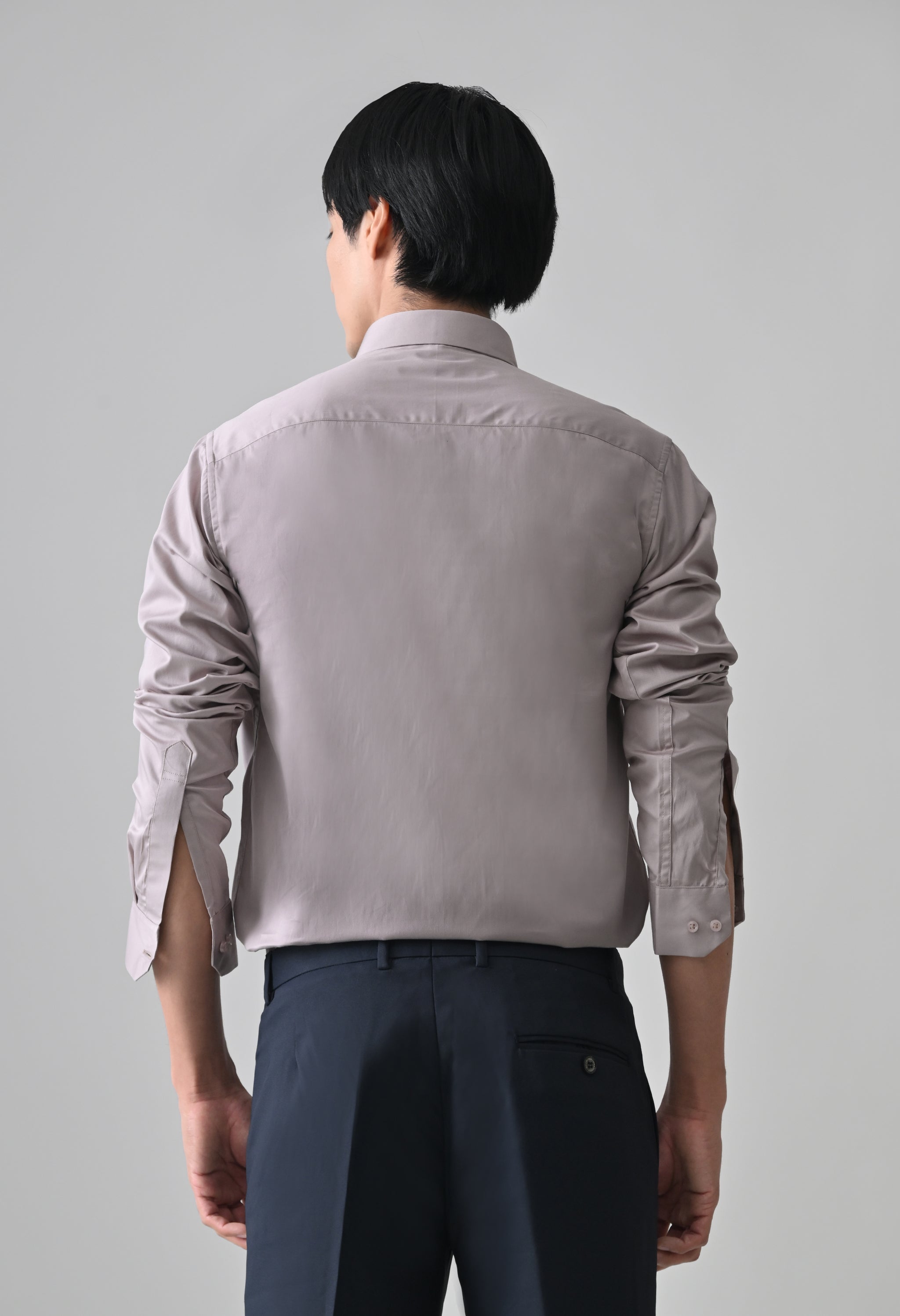 Cool Bee Mauve Cotton Shirt for Men - Mauve Premium Cotton Shirt India - Lifestyle View