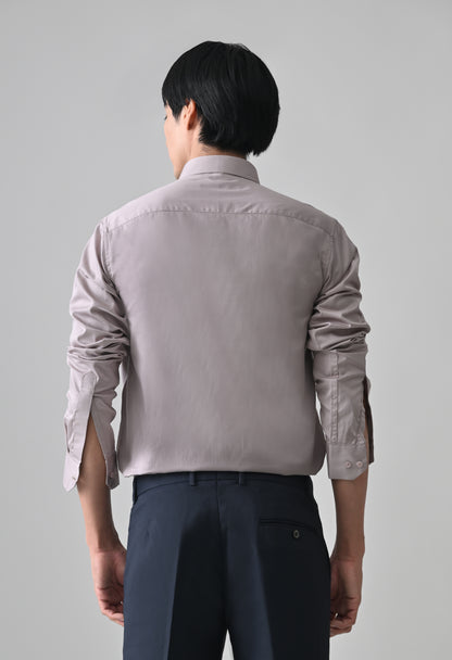Mauve Cotton Shirt for Men| Cool Bee I Spread Collar