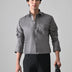 Grey Cotton Shirt for Men | Cool Bee I Spread Collar