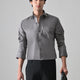 Grey Cotton Shirt for Men | Cool Bee I Spread Collar
