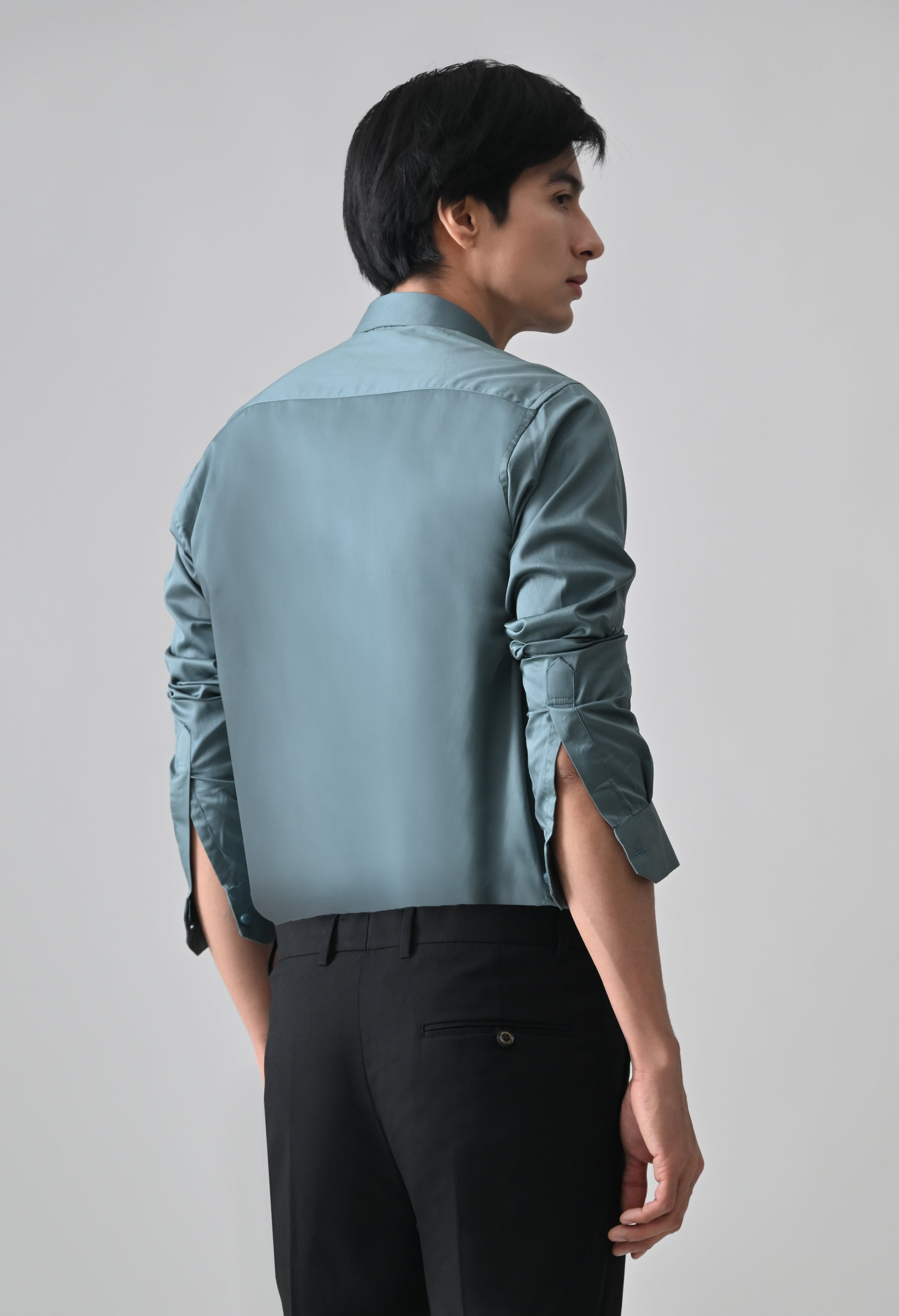Cool Bee Green Cotton Shirt for Men - Green Premium Cotton Shirt India - Lifestyle View
