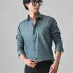 Green Cotton Shirt for Men | Cool Bee