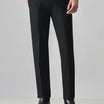 BLACK Solid Formal Trouser - Premium poly viscose | Comfortable Mens Pants