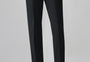 BLACK Solid Formal Trouser - Premium poly viscose | Comfortable Mens Pants