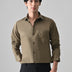 Khaki Cotton Shirt for Men | Cool Bee