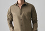Khaki Cotton Shirt for Men | Cool Bee