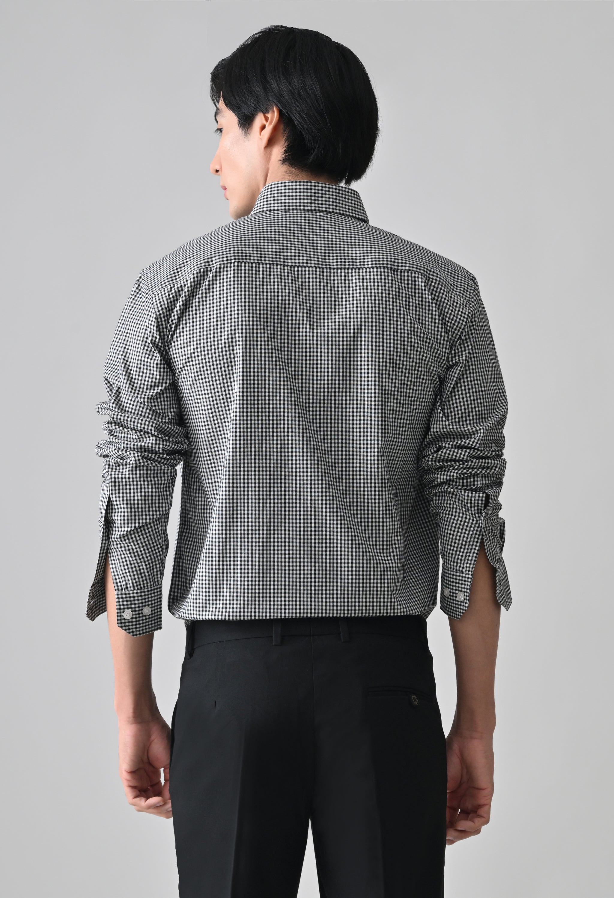 Cool Bee Black Cotton Shirt for Men - Black Premium Cotton Shirt India - Lifestyle View