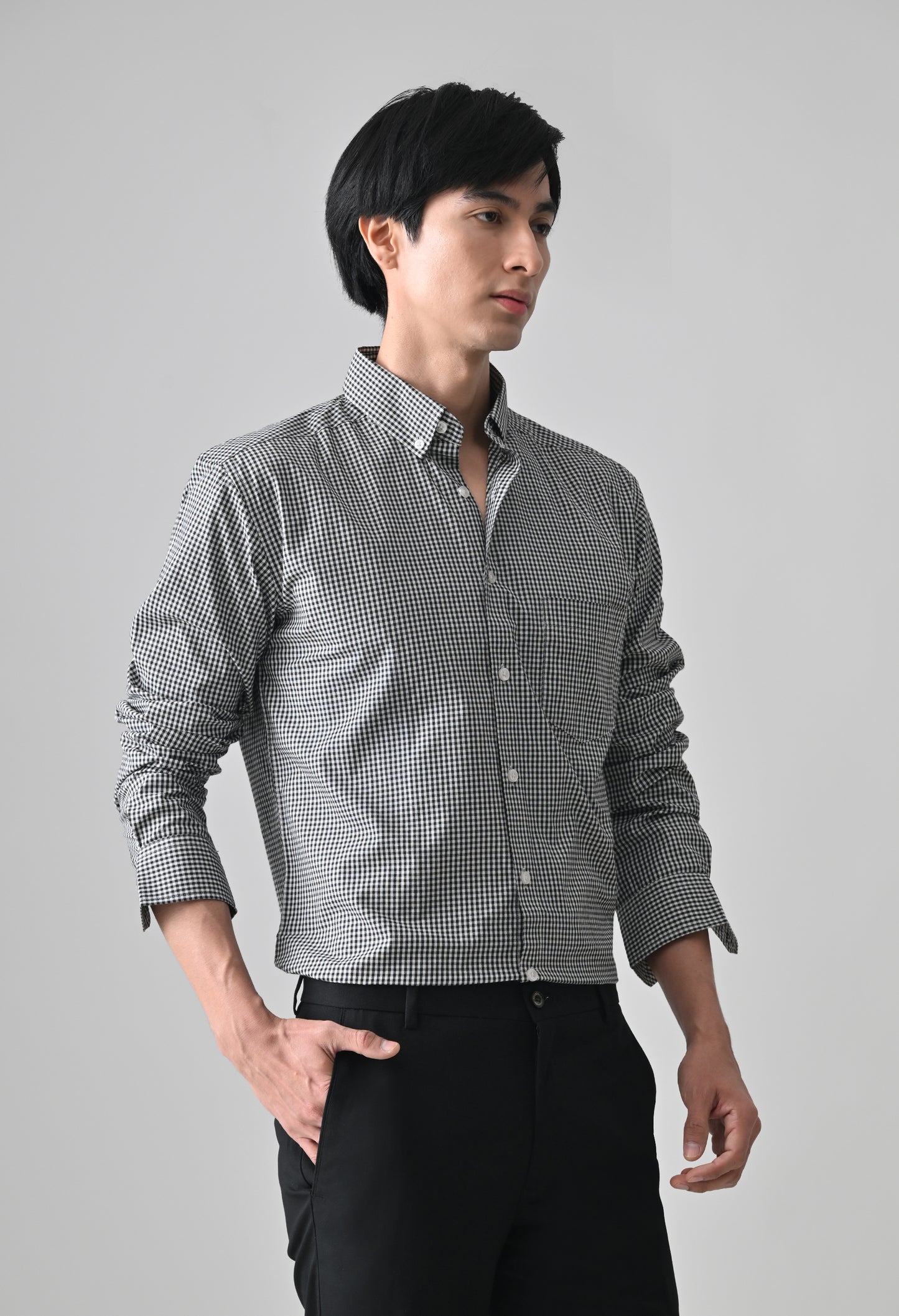 Black Cotton Shirt for Men | Cool Bee