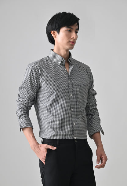 Black Cotton Shirt for Men | Cool Bee