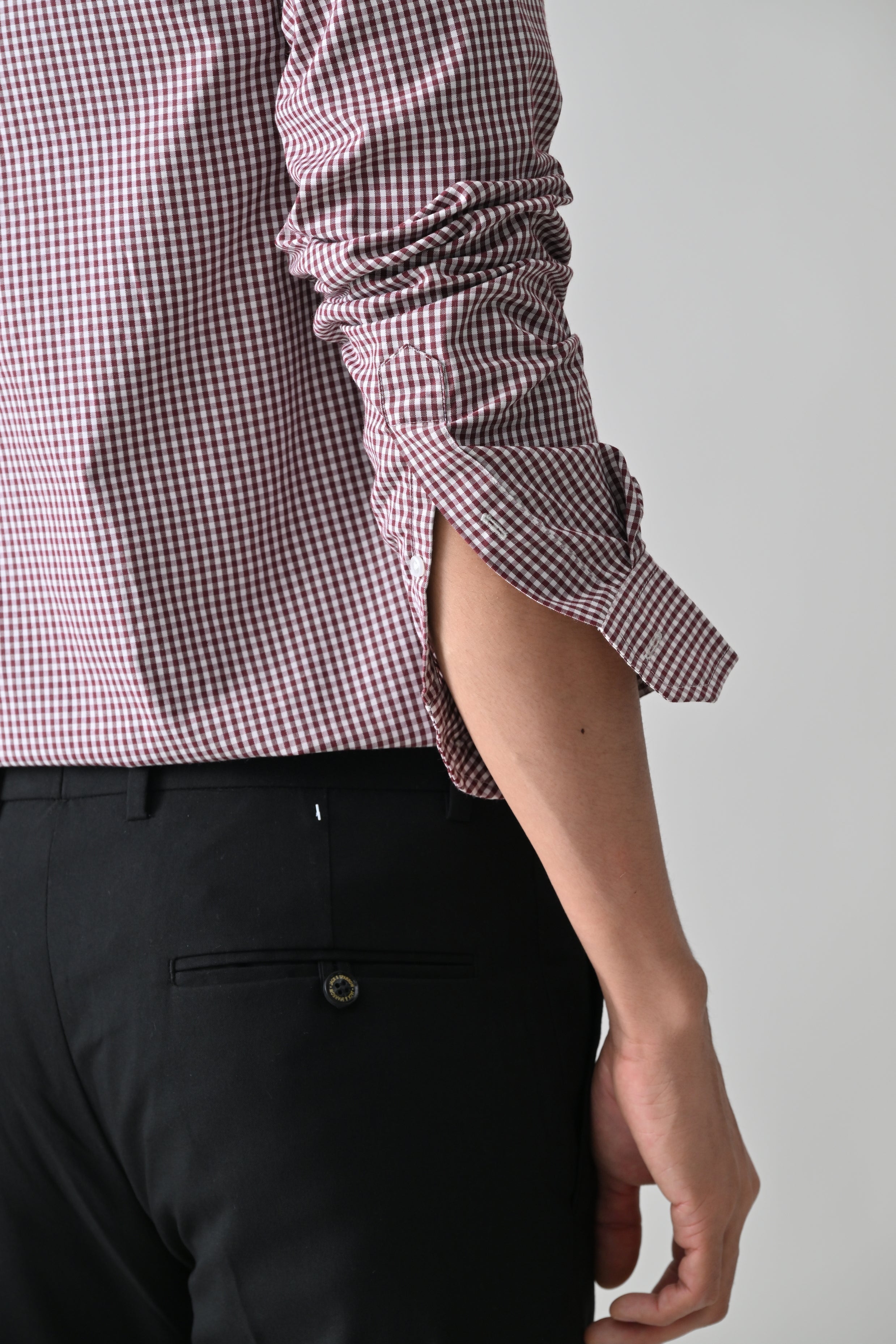 Cool Bee Maroon Cotton Shirt for Men - Maroon Premium Cotton Shirt India - Lifestyle View